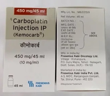 Carboplatin Kemocarb Injection