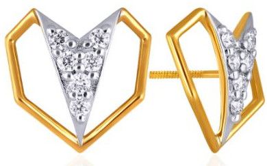 Enduring Bond Angular Diamond Earrings