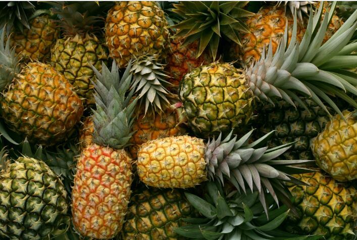 fresh pineapple
