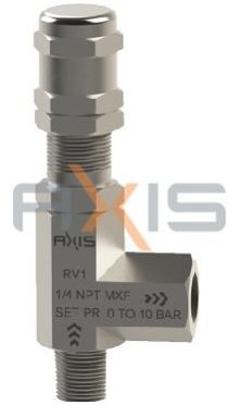 Stainless Steel Adjustable Pressure Relief Valve (RV1)