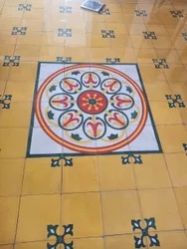 Ceramic Athangudi Floor Tiles 2x2 Feet, Packaging Type : Box