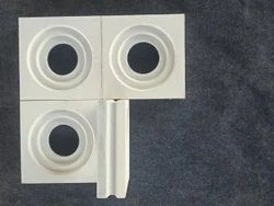 Decorative Breeze Block, Color : White 5 In X 3 In X 2 In