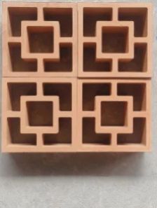 Terracotta Jaalis, Color : Red 8.5 In X 8.5 In