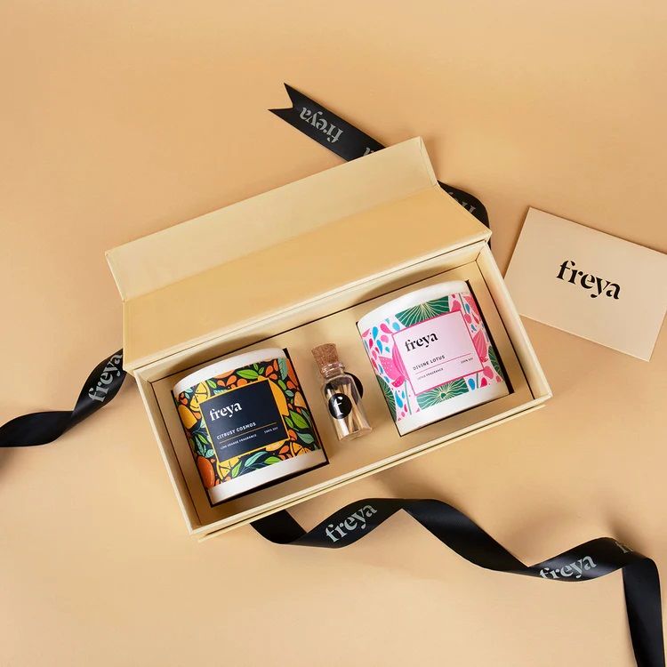 Classic Duo Gift Set (Pack Of 2 ) With Free Match Stick Jar