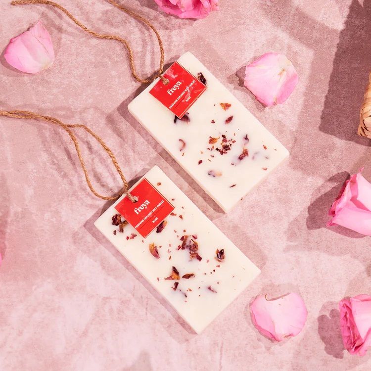 Rose | Perfume Infused Wax Tablets (Set Of 2)