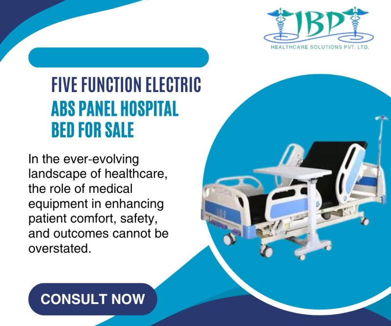 FIVE FUNCTION ELECTRIC ABS PANEL HOSPITAL BED