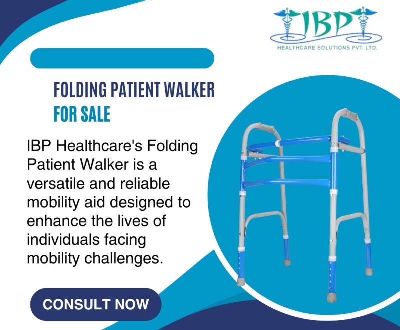 FOLDING PATIENT WALKER