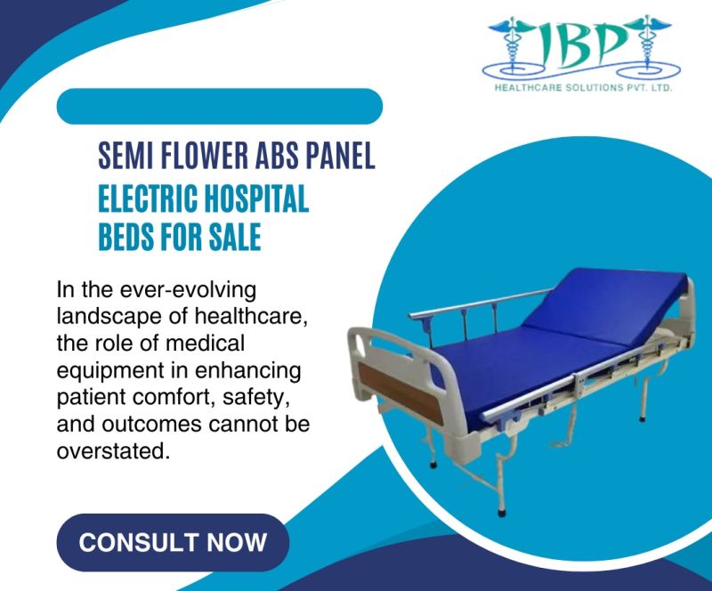 SEMI FLOWER ABS PANEL ELECTRIC HOSPITAL BEDS