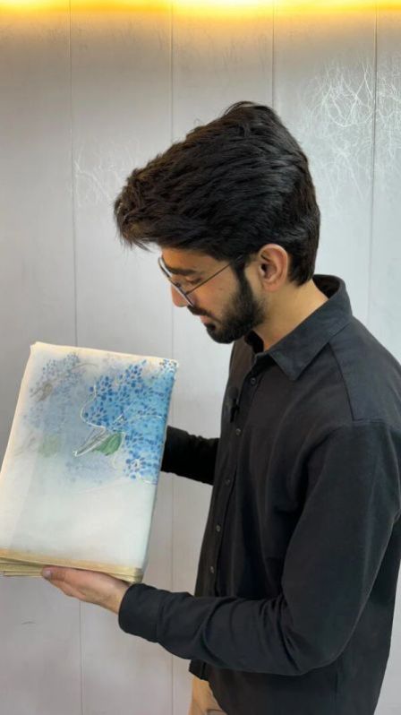 WHITE COLOUR DESIGNER SAREE