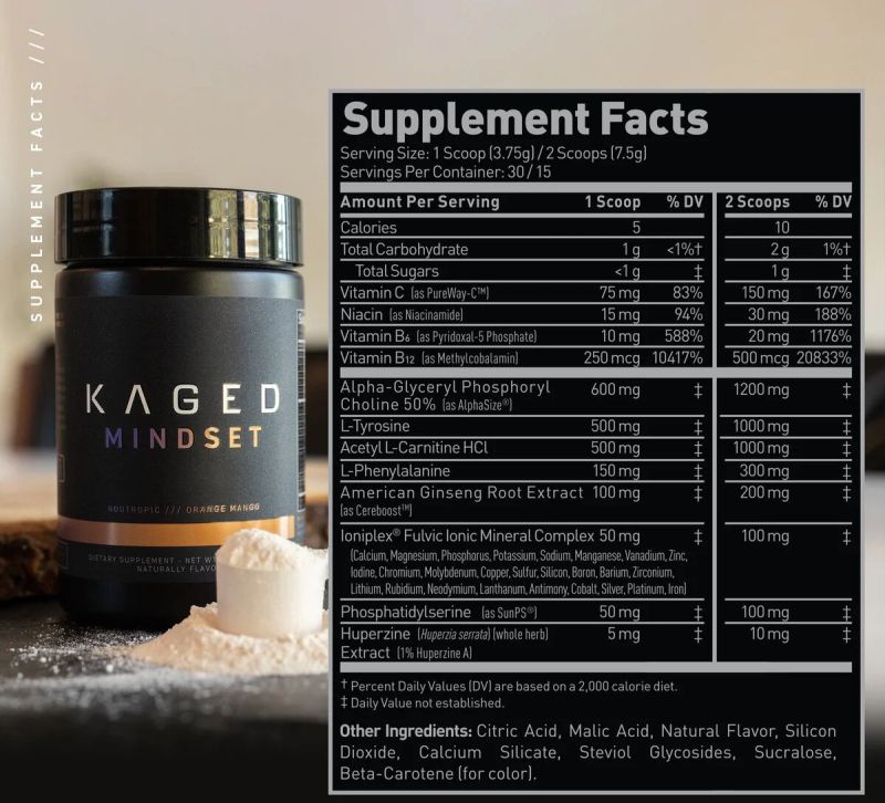 Kaged Mindset Supplement