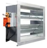 Motorized Fire Damper, Color : Silver