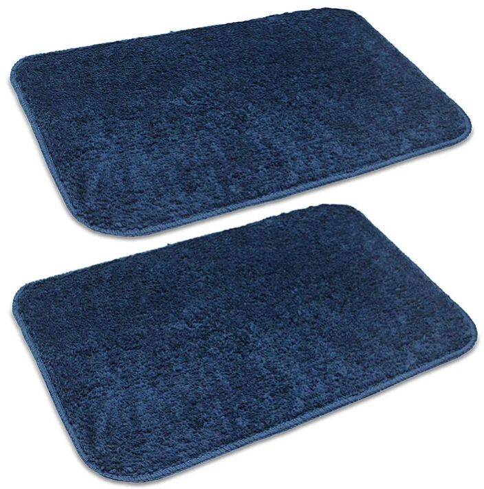 Floor Blue Super Soft Microfiber Door Mats