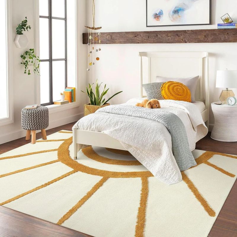 multi modern shaggy microfiber living area carpet