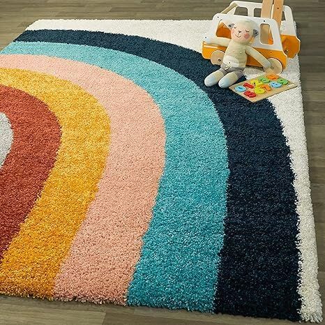 Premium Materials Multicolor 3d Classical Shaggy Carpet