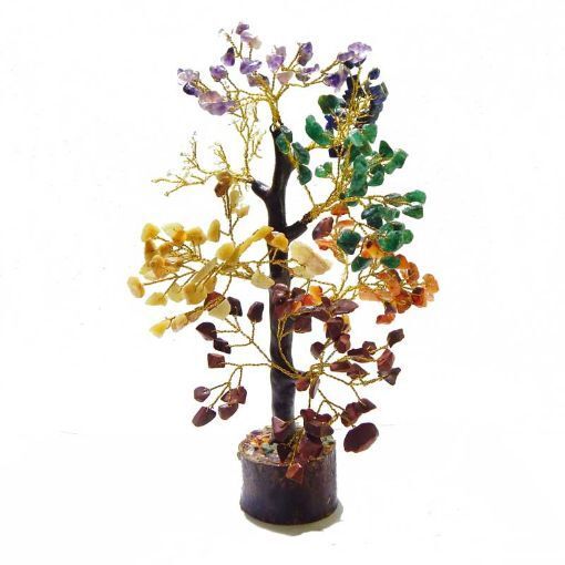 7 chakra gemstone tree