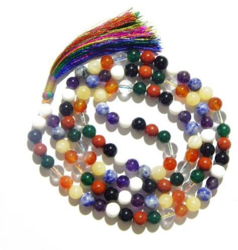 9 Grah Gemstone Mala, Color : Multicolor