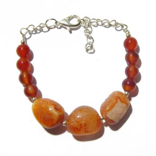 Carnelian Gemstone Chakra Bracelet