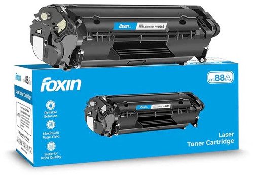 Foxin Laser Toner Printer Cartridge FTC 88A, Color : Black