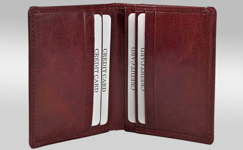 MENS LEATHER CREDIT CARD HOLDER