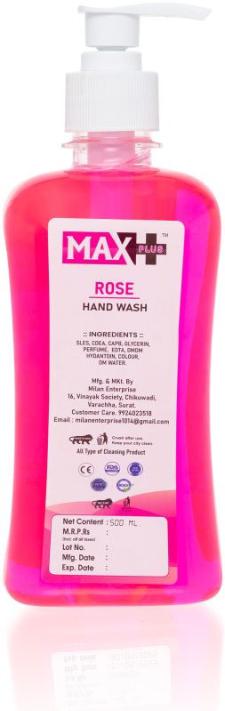 500ml Max Plus Rose Hand Wash