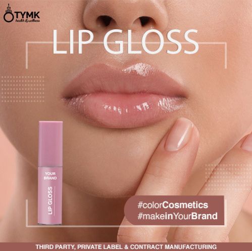 Lip Gloss, Color : Light-pink, Form : Liquid