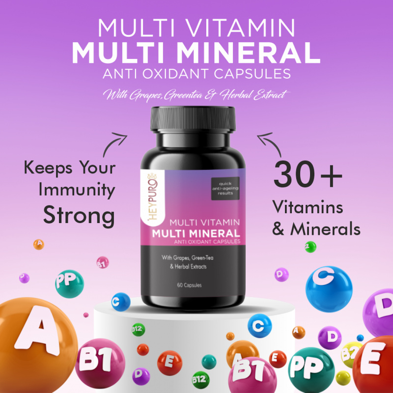 Multi Vitamin- Multi Mineral Capsules ( Super Anti-oxidant) (with 30+ Vitamins & Minerals)