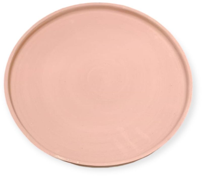 Handmade Terracotta Disposable Clay Plate 12 Inches - Eco-Friendly, Biodegradable