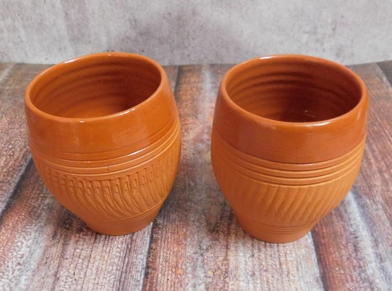 300ml Glazed Earthen Handmade Lassi Kulhad Cup