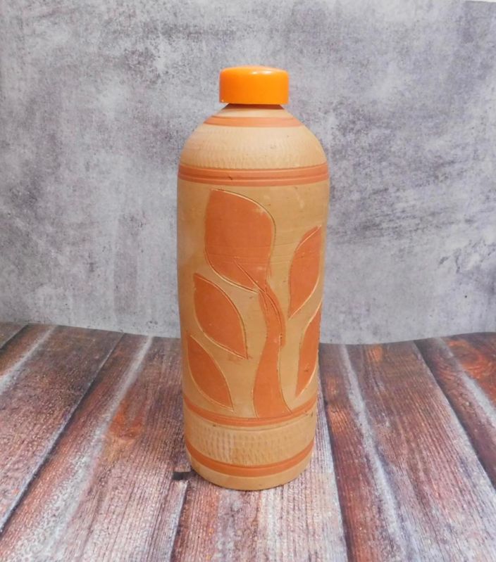 Handcrafted Clay Water Bottles