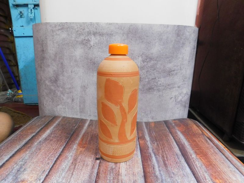 Handcrafted Clay Water Bottles