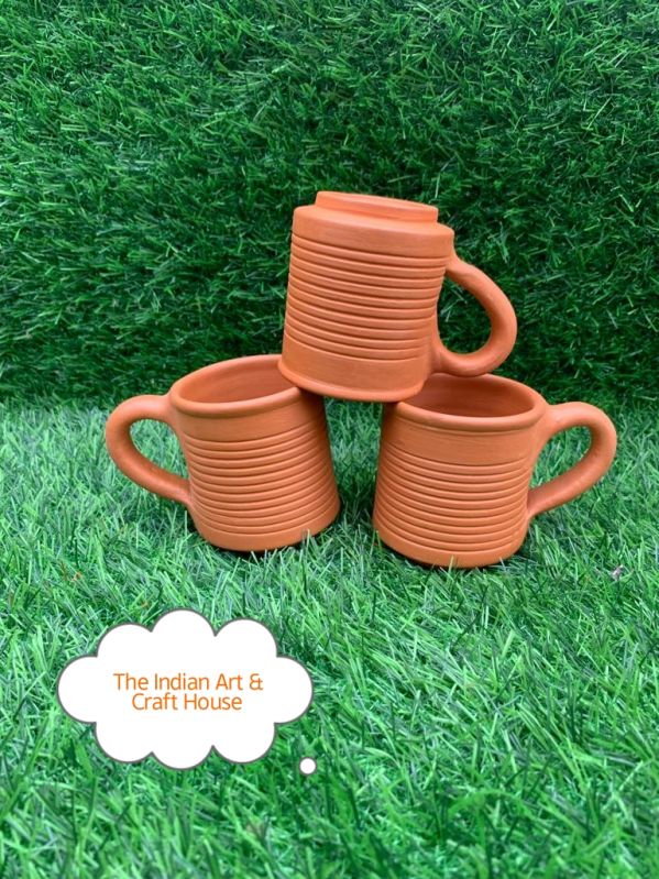 Terracotta Clay Tea Cup Set