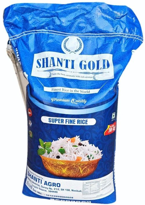 30Kg Shanti Gold Super Fine Long Grain Parmal Rice