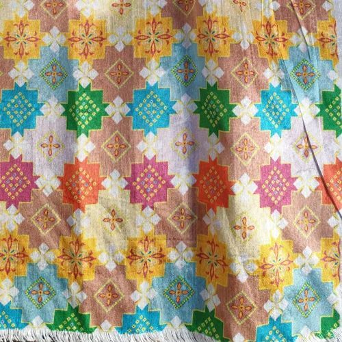 Dupion Silk Print Fabric