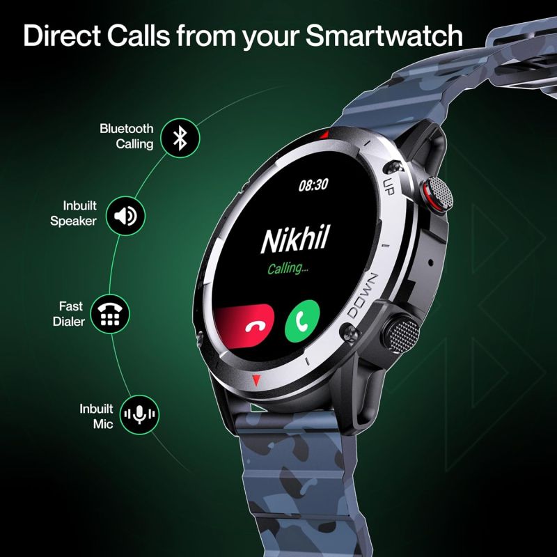 Ambrane 1.39&AMP;quot; Luciddisplay Bluetooth Calling Smart Watch