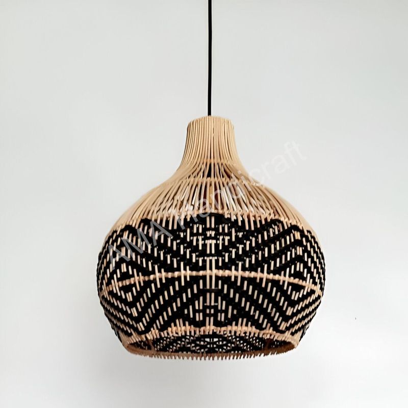 Fancy Rattan Cane Hanging Lamp