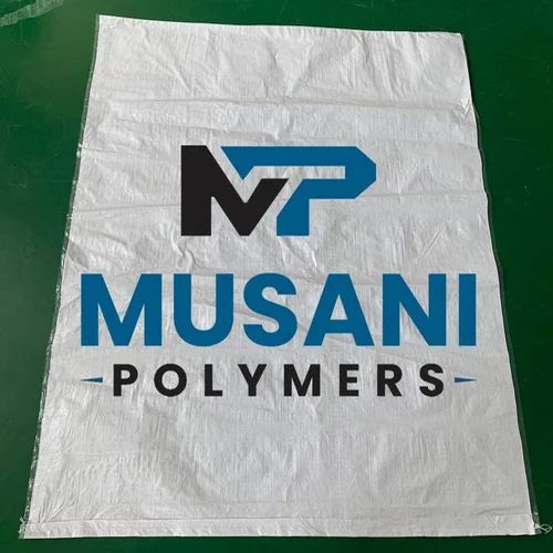 Musani Polymers Plain PP Woven Jumbo Bag, Color : White