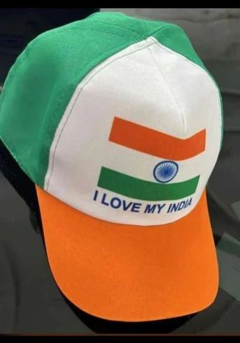 Tiranga Polyester Cap