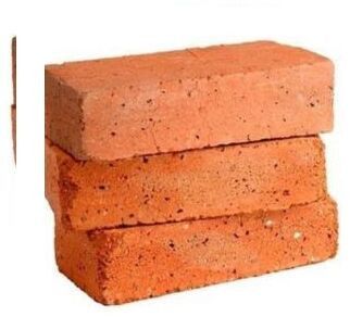 Clay Red Bricks 1 No 9*4*3, Form : Solid for Construction