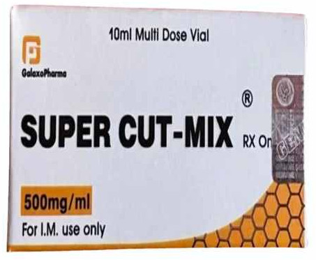 Galaxo Pharma Super Cut Mix 500 Mg Injection, Color : Transparent