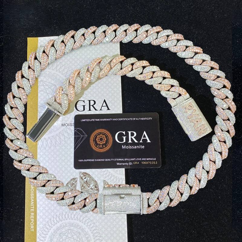 18k Rose Gold Premium Diamond Chain