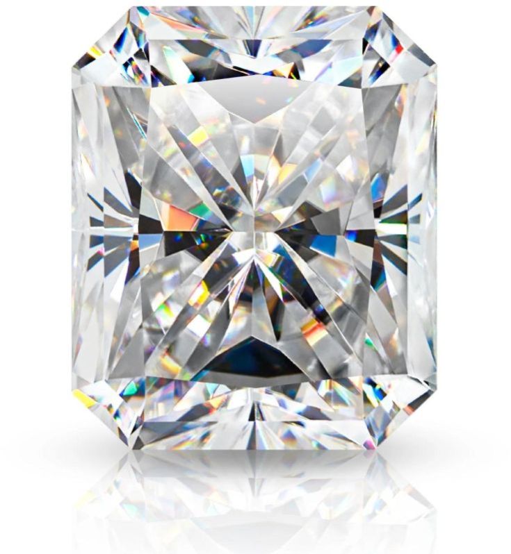 Asscher Cut Moissanite Diamond