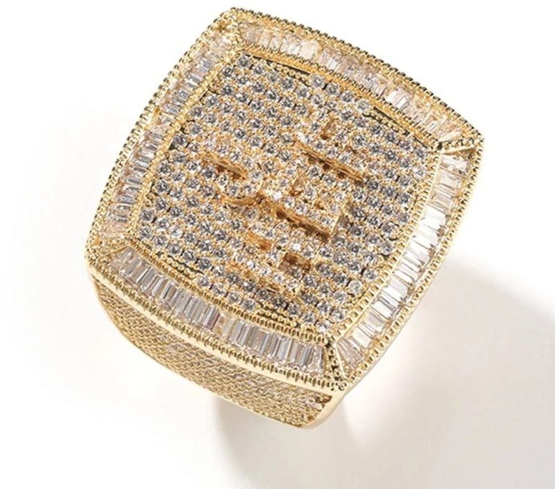 Golden Named Diamond Ring