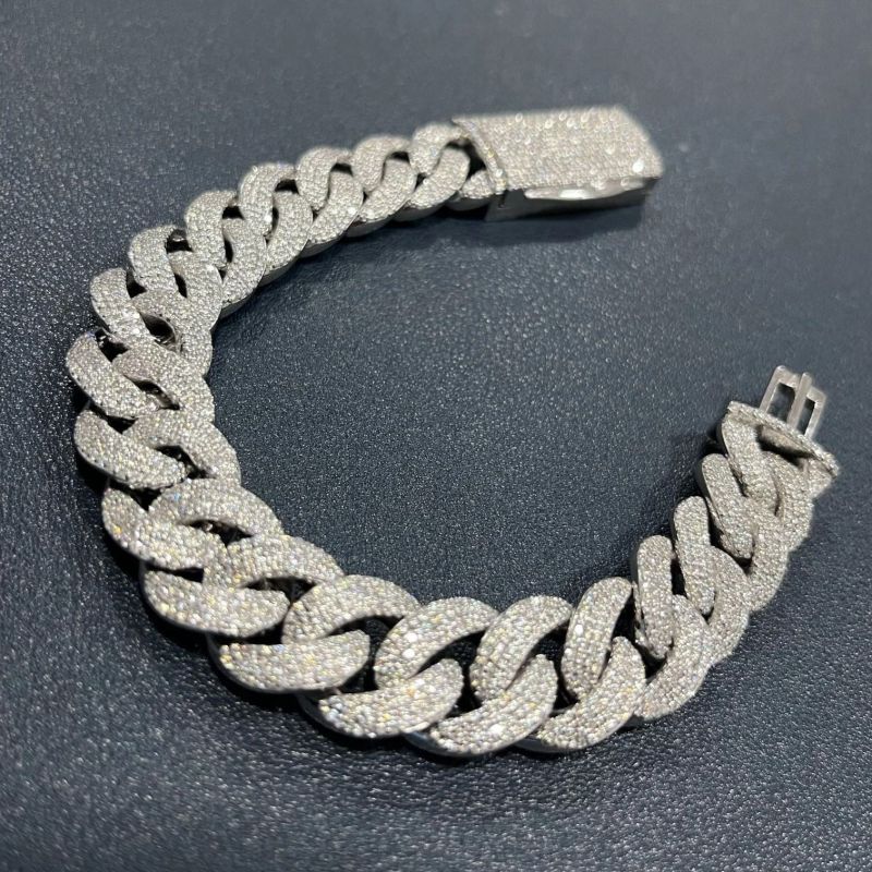 Golden Vvs Moissanite Diamond Bracelet