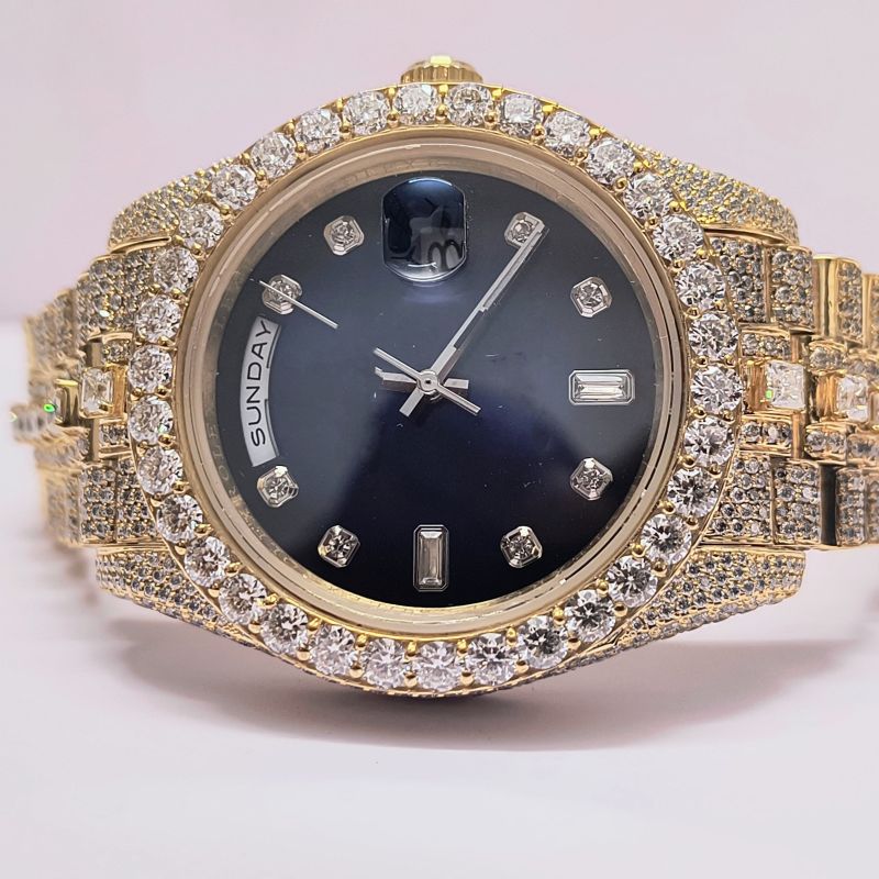 Hip Hop Black Diamond Watch