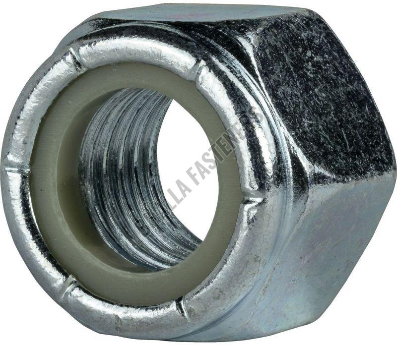 18 Mm Mild Steel Hex Nylock Nut