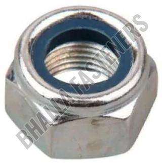 6 Mm Mild Steel Hex Nylock Nut