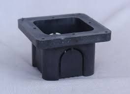 Black 4 Modular PVC Concealed Box