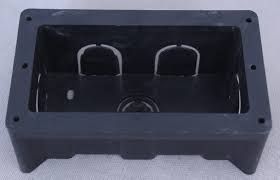 Black 6 Modular PVC Concealed Box