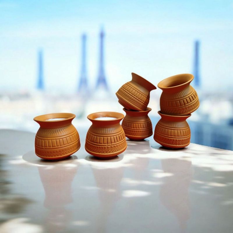 Set of 6 Handcrafted Dahi Cup