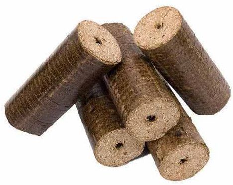 90mm Groundnut Shell Briquette